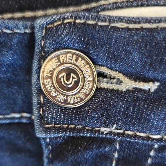 True Religion Distressed Stella Skinny Jeans EUC - Women's Size 28 - Picture 6 of 14